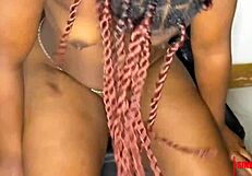 wife RIDES big COCK in cowgirl FUCK