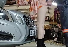 Bellajames Pays Mechanic With Intense Sex!
