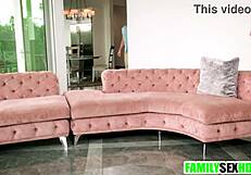 Stepdad fucks stepdaughter during phone call