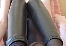 Me in Latex Dominates with Ass Worshiping and Femdom Humiliation