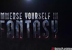 Adriana Chechik and Luna Star share a thick dick and swap a big cumshot.