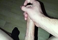 Masturbation And Cum Session With Huge Cock