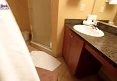 Gabriella Lopez Craves Free Use Sex and Facial in Bathroom During Family Vacation.