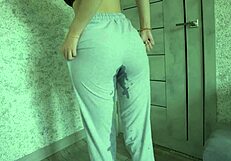 Free Petite 18+ Teen Desperation Pee in Homemade Video