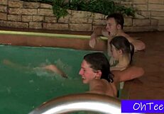 pool party fun with friends 😎 first time adventures!