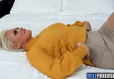 Milf wife endures intense freeuse by strangers on pussy and mouth