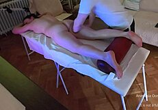 The Masseur Pestered Me During Real Massage Session Ending with Orgasm