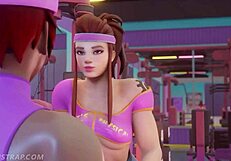 Sombra and Brigitte Naughty Work Out with Face Sitting and Big Tits 😏