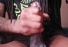 I got horny and started masturbating while thinking of a big black monster cock