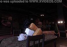 fucked my sexy femboy shemale right through the halfway doors anal style!