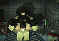 Naughty bitch in Roblox gets her slutty holes wrecked by massive cock until cum explodes everywhere