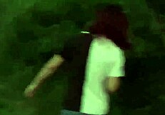 Is this young slut fucking hard enough on the hill?