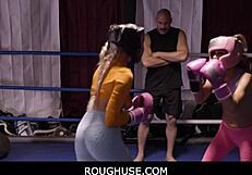 stepbrother just grabs gia dibella krystal davis for rough freeuse pussy pounding blowjob tits