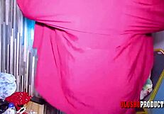 She walks in and my cock throbs—should I fuck her fat pussy next?