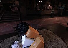 fucked my sexy femboy shemale right through the halfway doors anal style!