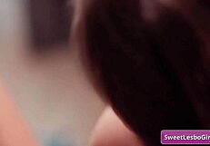 adria rae and silvia saige devour each others hairy pussies during steamy interracial massage