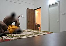 maid bends over for sloppy blowjob then hard pussy pounding while dusting?