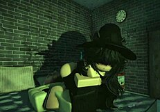 Naughty bitch in Roblox gets her slutty holes wrecked by massive cock until cum explodes everywhere