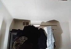 ebony babe gags on monster black cock in wet throat deepthroat action