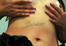 bebelexxx spills on her first time with big fake tits implants! 😲🍒