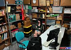 Shoplyfter Alex Harper perfect tits tittyfuck blowjob office humiliation HD brunette teen