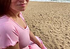 Best Friend's Borrowed Dress Hugs Cute Big Tits Bent Over Doggystyle Stranger Fuck Bedroom Moaning Orgasm