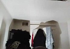 ebony babe gags on monster black cock in wet throat deepthroat action