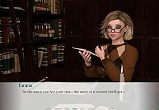 hey let's play with emma's huge tits and wet pussy in the library 📚🍆💦