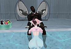 Hey check out BBCVU slamming that femboy's tight hole super hard!