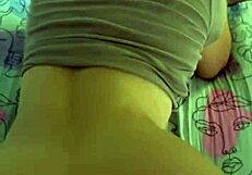 i creampied my ex's big ass latina milf friend doggystyle after bending her over