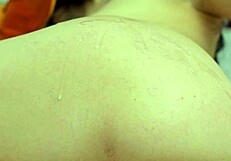 Emma Ester masturbates juicy tight pussy close up dripping wet