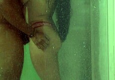 Motel bathroom hides latina housewife's secret rough fuck by black bull while cuck watches