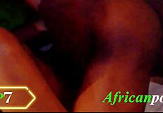 Hairy Wet Ebony Pussy Licked Missionary Fucked Doggystyle by Big Black Cock