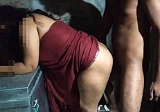 Homemade quickie anal pussy fuck with big cock housewife