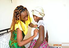 Real amateur african best friends play lesbian anal games licking squirting in hot reality