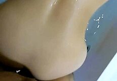 Amateur Colombiana endures hardcore sauna pounding in real homemade session