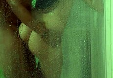 Motel bathroom hides latina housewife's secret rough fuck by black bull while cuck watches