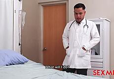 Sexmex nurse silvia santez escorts patient to big tits bliss