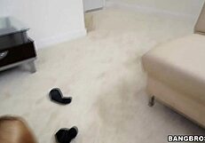 Amateur blonde group slut teases cock pleasure skills