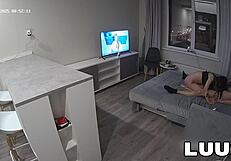 Amateur Girlfriend's Thrilling First Swallow Caught on Hidden Cam for Fans