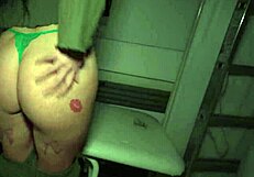 blue eyed brunette babe sucks fat cock in snowy public spot