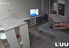 Amateur Girlfriend's Thrilling First Swallow Caught on Hidden Cam for Fans