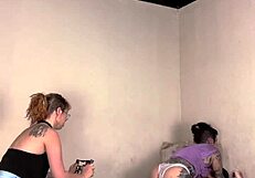 backstage i give my tight ass bareback to friend's hung boy