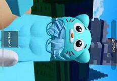 damn her tight pussy wrecked by huge cock cum explosion