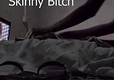 Hidden Cam Catches Muscular African Bodybuilder Dominating Skinny Legs Full Sex