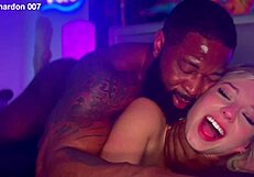 why does this hot blonde slut beg for big black cock creampie so desperately?