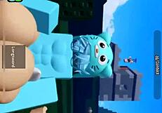 damn her tight pussy wrecked by huge cock cum explosion