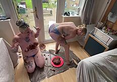 smash cake on livie's bday with big black cock pounding