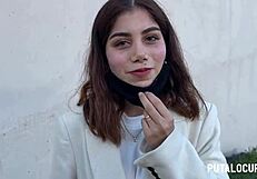 hot latina marina gold caught sucking cock on street then fucked doggystyle