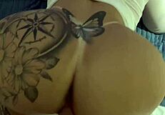 Latina Babe Flashes Tits Licks Monster Cock Cums on Wet Pussy